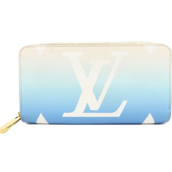 💎✨BEAUTIFUL✨💎Authentic Louis Vuitton Monogram Giant By The Pool Zippy Wallet - Picture 3 of 17